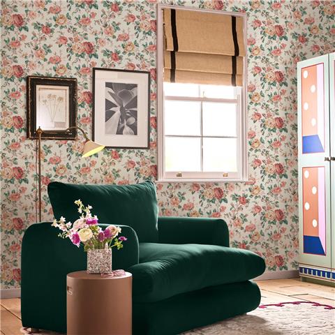 Cath Kidston Wallpaper Garden Rose 125501 Autumn