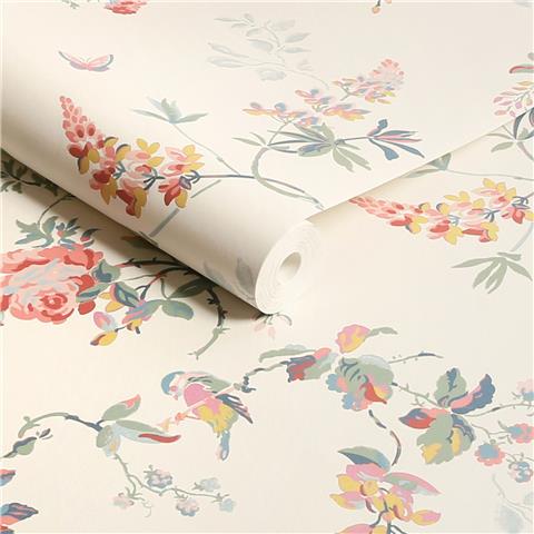 Cath Kidston Wallpaper Birds & Roses 125503 Spring