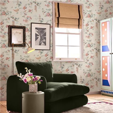 Cath Kidston Wallpaper Birds & Roses 125503 Spring