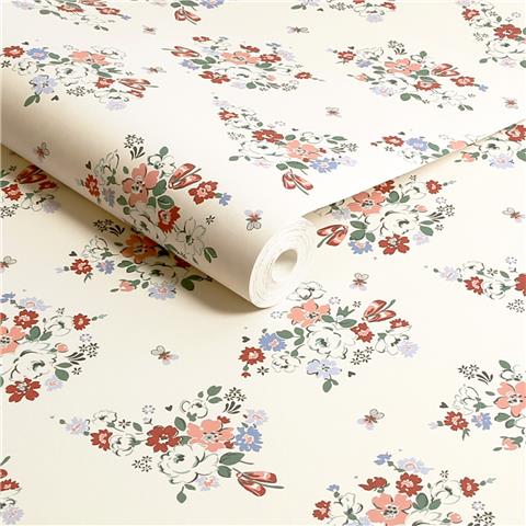 Cath Kidston Wallpaper Clifton Floral 125509 Cream