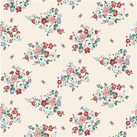 Cath Kidston Wallpaper Clifton Floral 125509 Cream