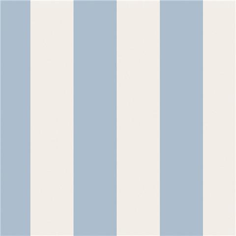 Cath Kidston Wallpaper Canopy Stripe 125517 Blue