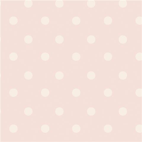 Cath Kidston Wallpaper Button Spot 125520 Pink