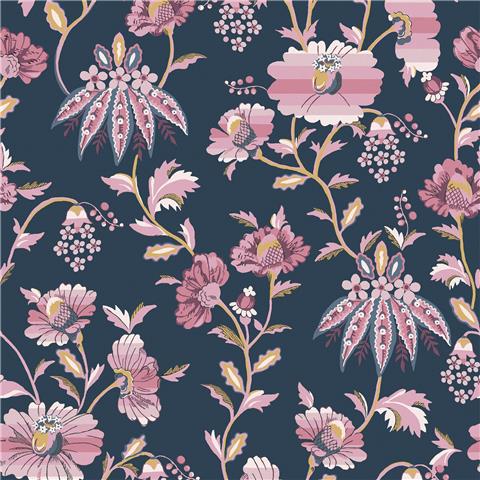 Cath Kidston Wallpaper Friendship Garden 125525 navy