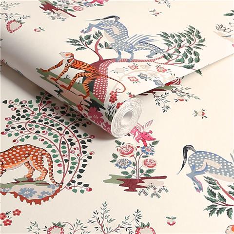 Cath Kidston Wallpaper Painted Kingdom 125527 Natural