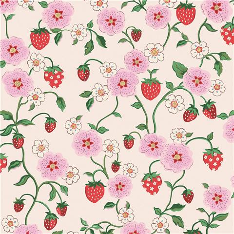 Cath Kidston Wallpaper Strawberry 125531 Spring