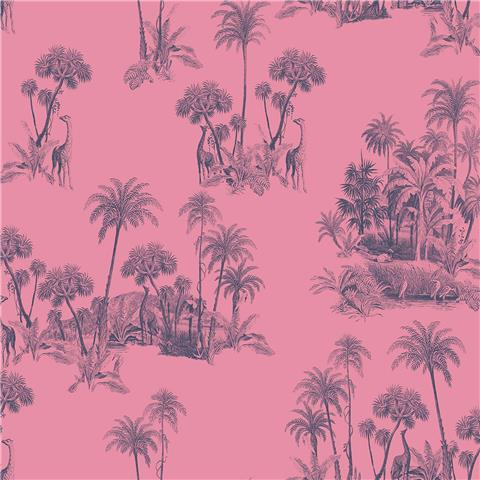 Ted Baker Fantasia Wallpaper Laurel 12601 Pink