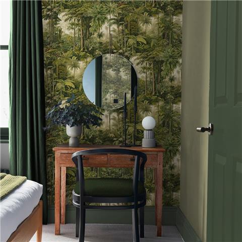 Graham and Brown Benmore Ridge Wallpaper 127913 Lush Green