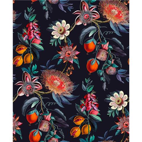 Graham and Brown Physic Garden Wallpaper 127917 Navy