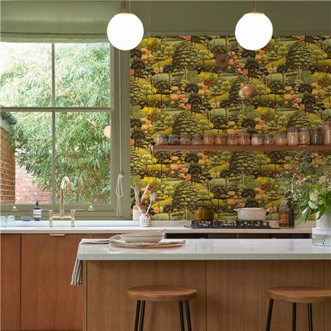 Graham and Brown Arley Garden Wallpaper 127925 Dusk