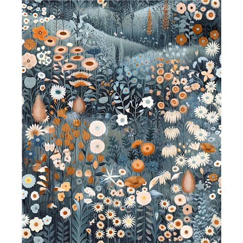 Graham and Brown Glenwhan Wildflower Wallpaper 127927 Midnight