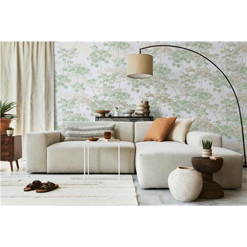 Super Fresco Meadow Textured Wallpaper 128154 Sage