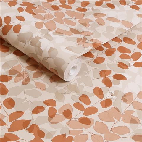 NEXT Forest Floor Wallpaper 128829 Burnt orange