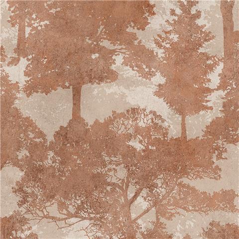 NEXT Trailing Trees Wallpaper 128837 Terracotta