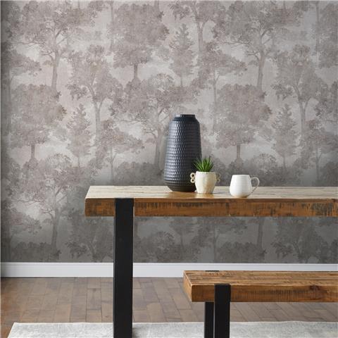 NEXT Trailing Trees Wallpaper 128839 Grey