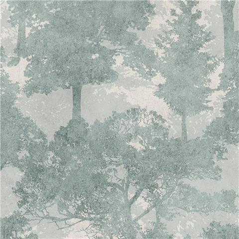 NEXT Trailing Trees Wallpaper 128840 Duck Egg