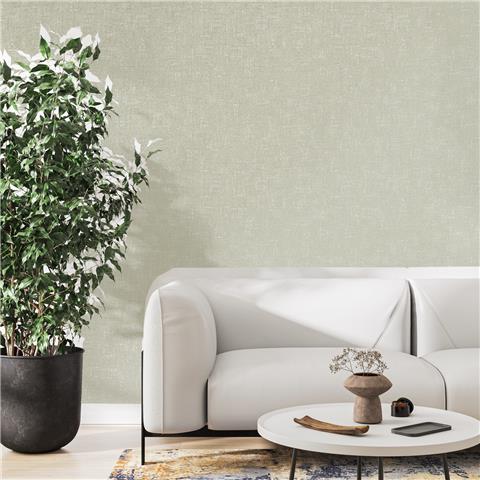 Super Fresco Midas Plain Textured Wallpaper 128972 Sage/Gold