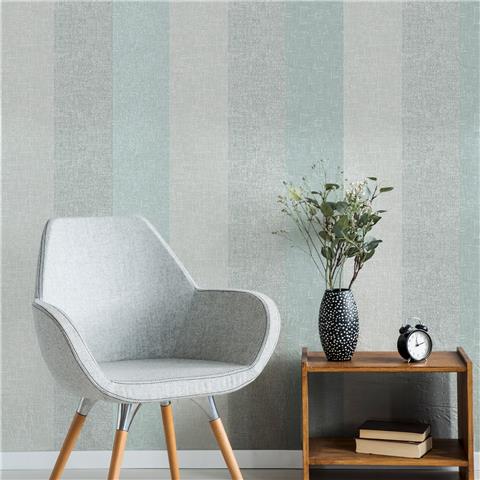 Super Fresco Meadow Stripe Textured Wallpaper 128987 Blue/Neutral