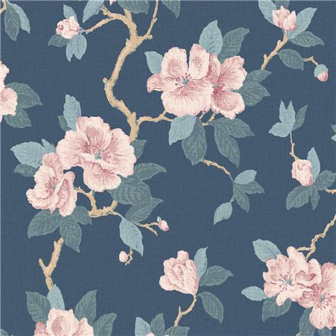 Laura Ashley Wallpaper Maya 130095 Dusky Seaspray