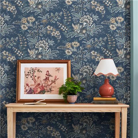 Laura Ashley Wallpaper Marlbrook 130097 Dusky Seaspray