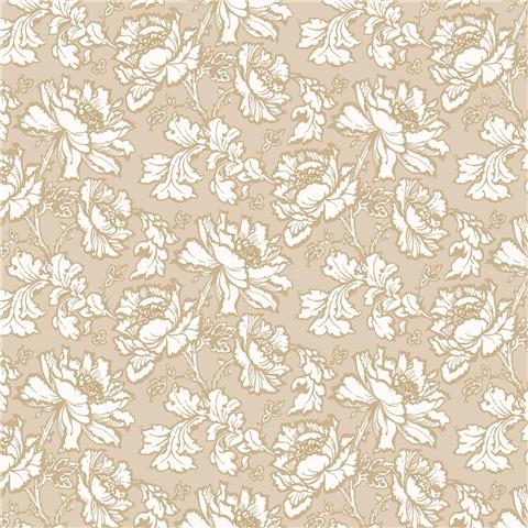 Laura Ashley Wallpaper Tamara 130101 Gold