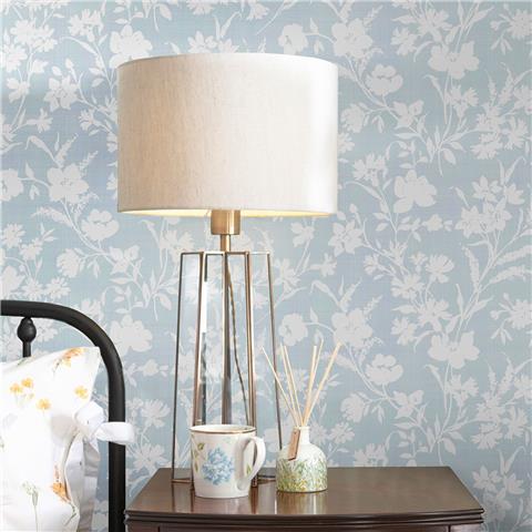 Laura Ashley Wallpaper Rye 130109 Pale Seaspray