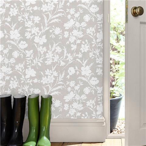 Laura Ashley Wallpaper Rye 130110 Dove grey