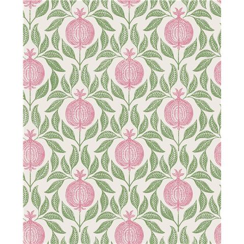 GRAHAM AND BROWN CONCERTO WALLPAPER COLLECTION Apple of Grenada 130286 Pink/Green