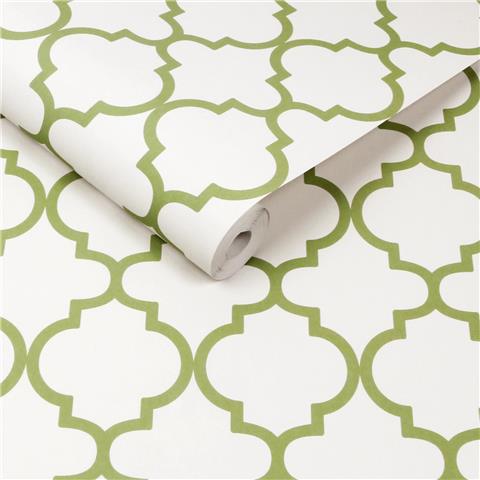 GRAHAM AND BROWN CONCERTO WALLPAPER COLLECTION Trellia 130301 Green