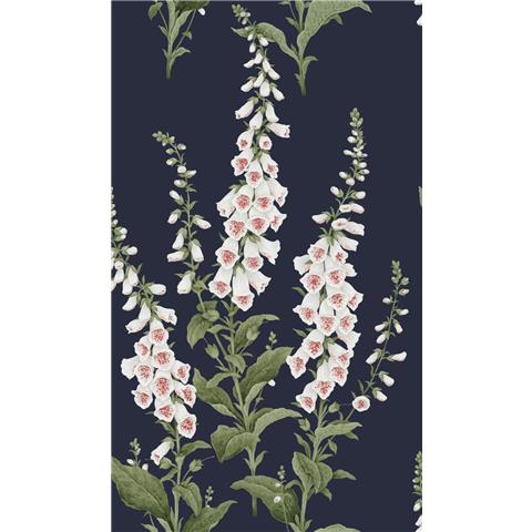 GRAHAM AND BROWN CONCERTO WALLPAPER COLLECTION Foxglove 130308 midnight