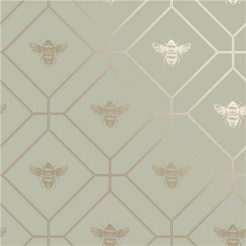 Holden Honeycomb Bee Wallpaper 13080 Green