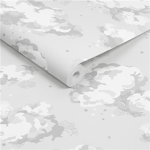 Cath Kidston Wallpaper Silver Lining 131431 neutral