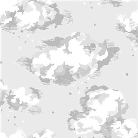 Cath Kidston Wallpaper Silver Lining 131431 neutral
