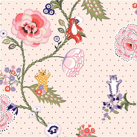 Cath Kidston Wallpaper Catnip 131433 Neutral