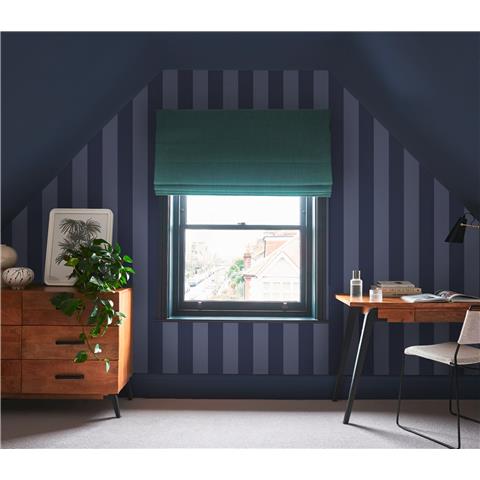 GRAHAM AND BROWN CONCERTO WALLPAPER COLLECTION Quartet Stripe 131445 midnight