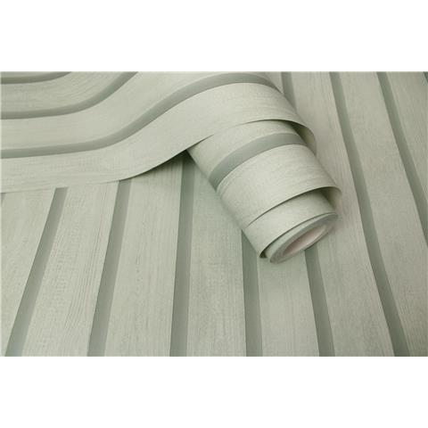 Holden Statement Wood Slat Wallpaper 13300 Soft Green
