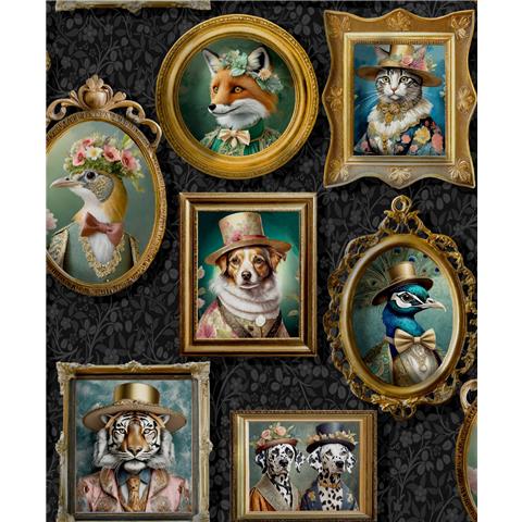 Holden Statement Symphony Wallpaper Regal Beast 13790 Charcoal