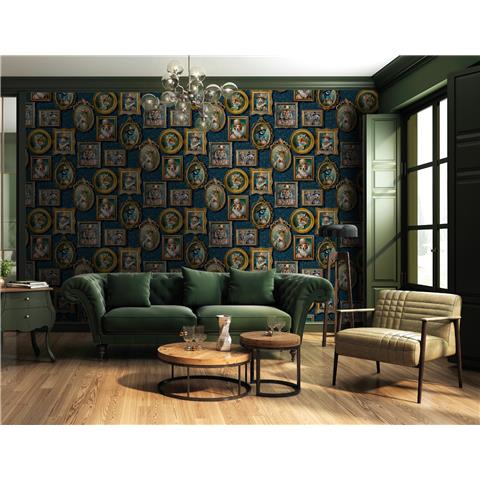 Holden Statement Symphony Wallpaper Regal Beast 13791 navy
