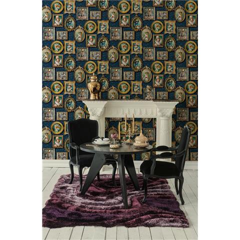 Holden Statement Wallpaper Regal Beasts 13791 Navy