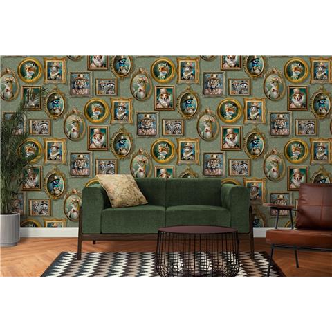 Holden Statement Symphony Wallpaper Regal Beast 13792 sage