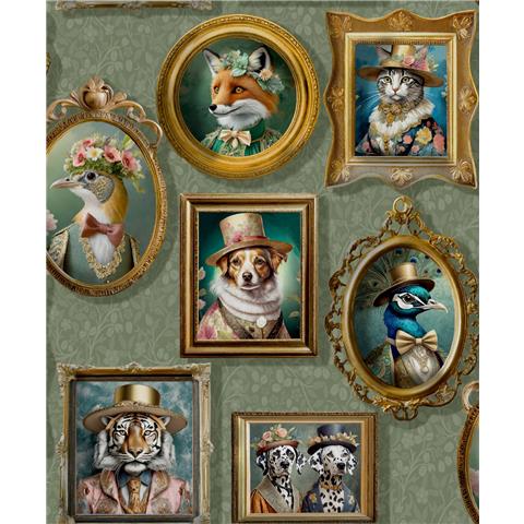 Holden Statement Symphony Wallpaper Regal Beast 13792 sage