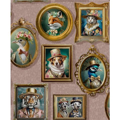 Holden Statement Symphony Wallpaper Regal Beast 13793 Pink