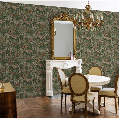 Holden Statement Wallpaper Everbloom 13900 Emerald green