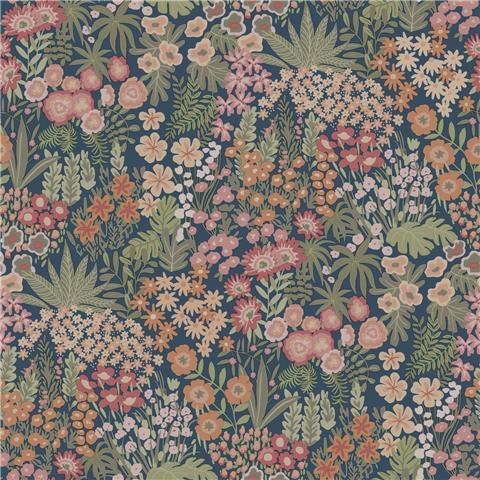 Holden Statement Wallpaper Everbloom 13901 Navy