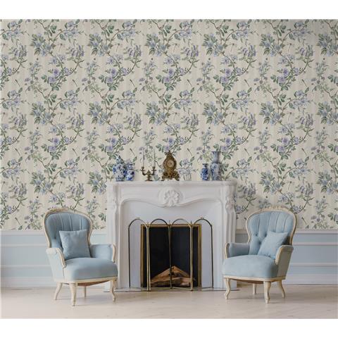 Holden Statement Wallpaper Hampton 13911 Neutral Blue