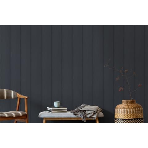 Holden Statement Symphony Wallpaper Tongue and Groove 13793 Navy