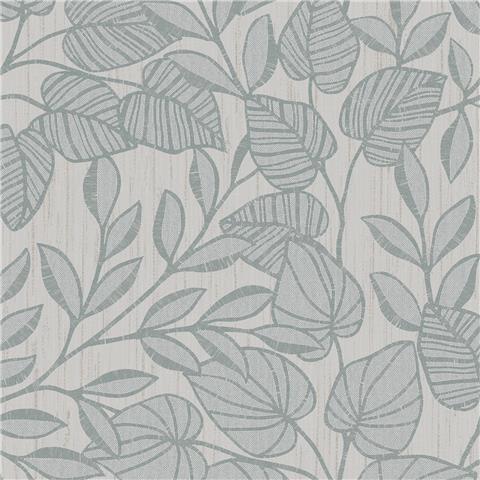 Super Fresco Linden Leaf Trail Wallpaper 140044 Duck Egg