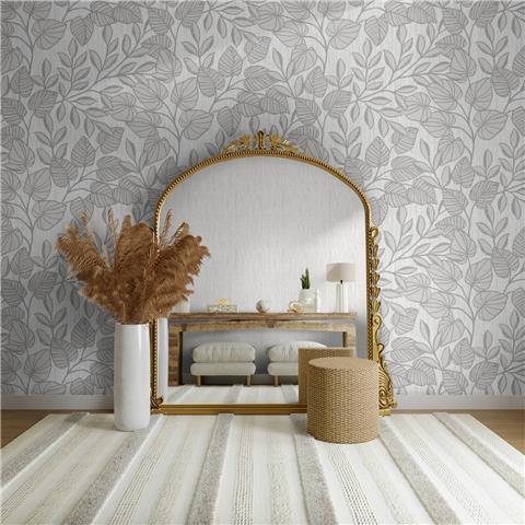 Super Fresco Linden Leaf Trail Wallpaper 140046 Mocha