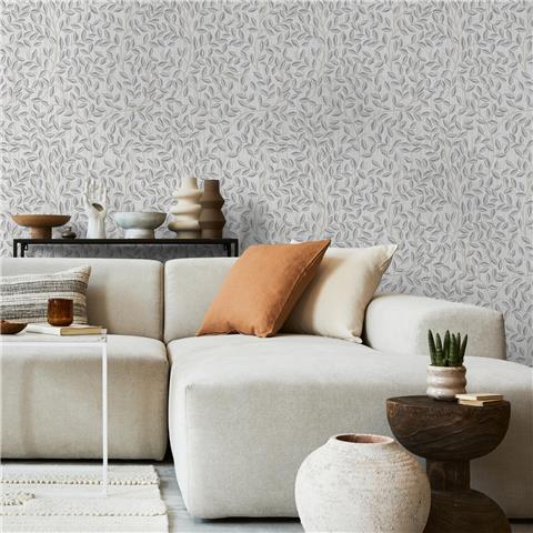 Super Fresco Linden Willow Leaf Wallpaper 140047 Mocha