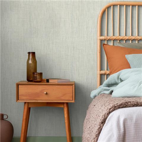 Super Fresco Linden Plain Textured Wallpaper 140053 Lagoon